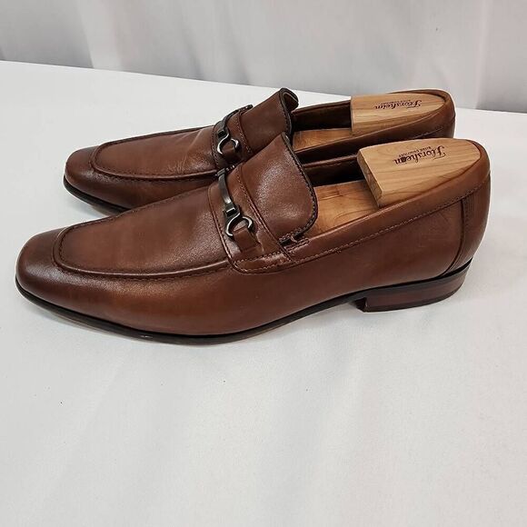 Florsheim Size 10 Men's Dress Shoe - Bit Loafer - Cognac M - Picture 6 of 10